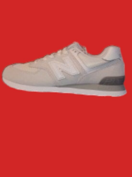 New Balance 574 Classics Traditional , Mens 8, Grey/WHite main image 5